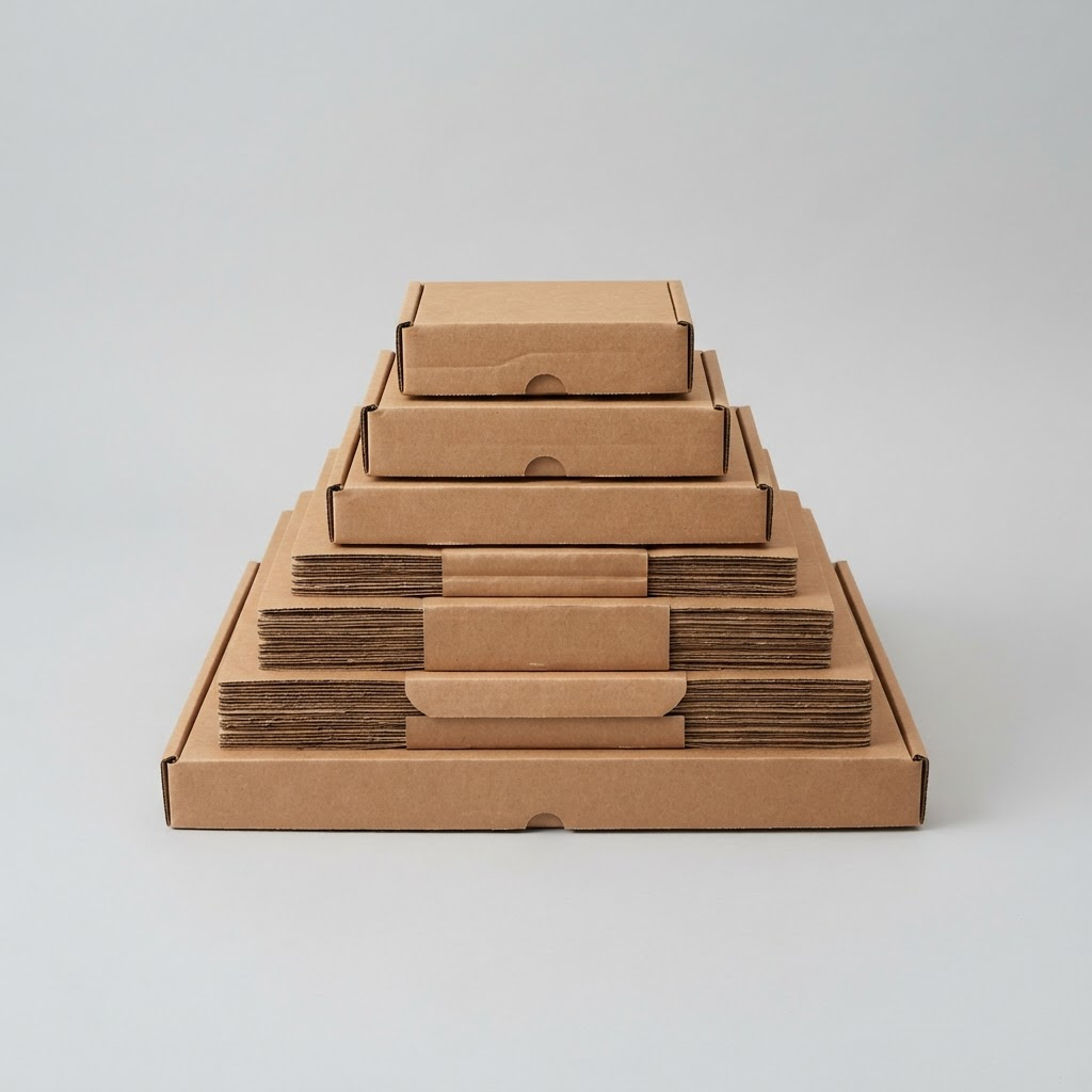 Corrugated Shipping Boxes (Multiple Sizes)